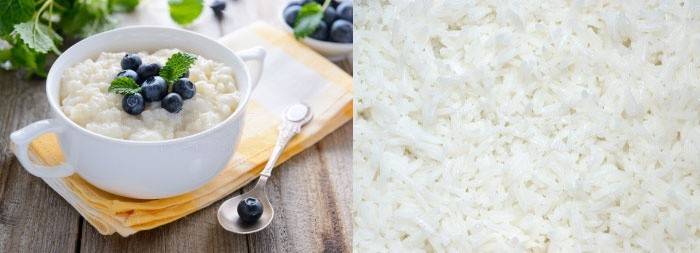 Gachas de arroz