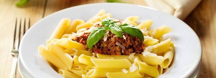 Pasta truyền thống a la bolognese