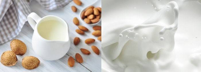 Leche y nueces
