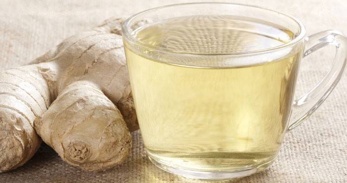 Jengibre con refresco para bajar de peso
