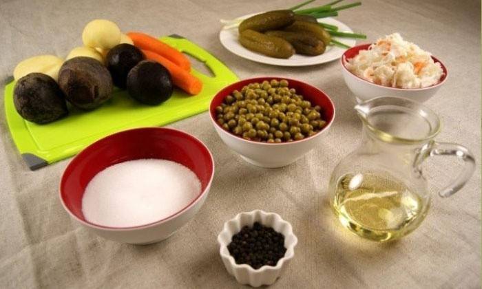 Vinaigrette için Malzemeler