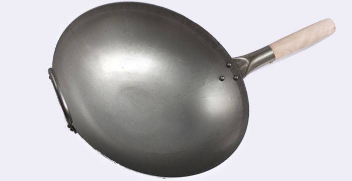 Konveks bunn wok