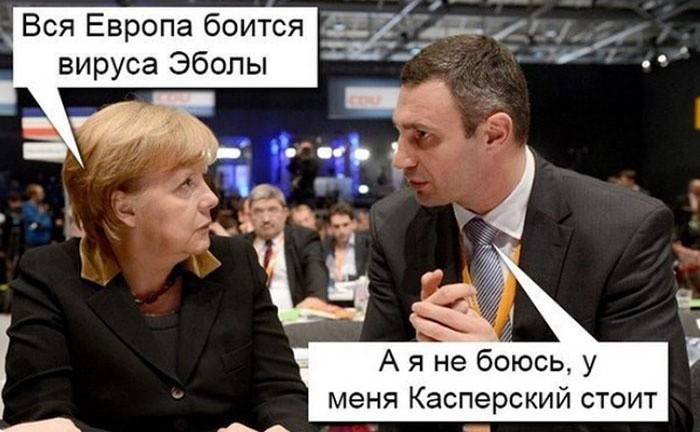 Klitschko e Merkel