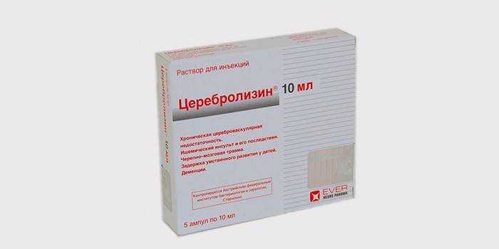 Cerebrolizină pentru tratamentul insuficienței vertebro-bazilare