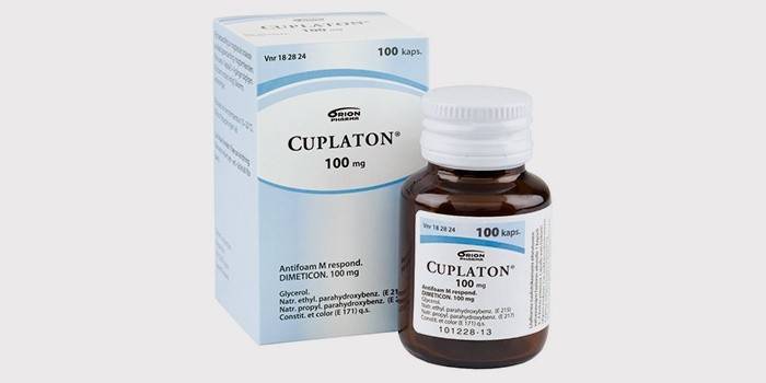 Cuplaton να πίνουν πριν από τη διαδικασία