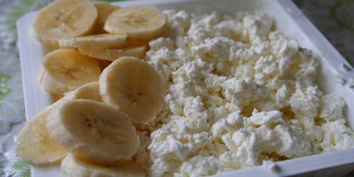 Quark und Bananen