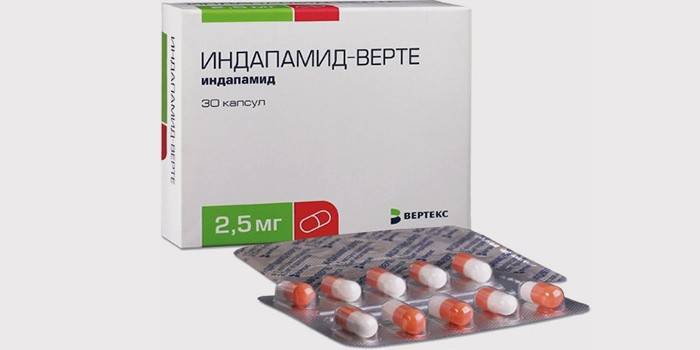 แคปซูล Indapamide Verte