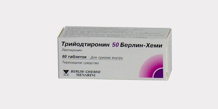 Hormonilääke Triiodothyronine