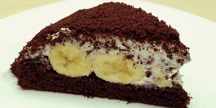 Šokoladinis bananų pyragas