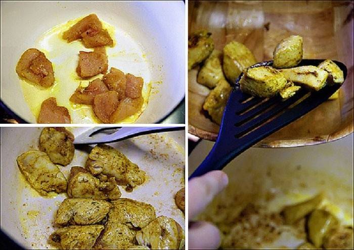 ไก่ผัด