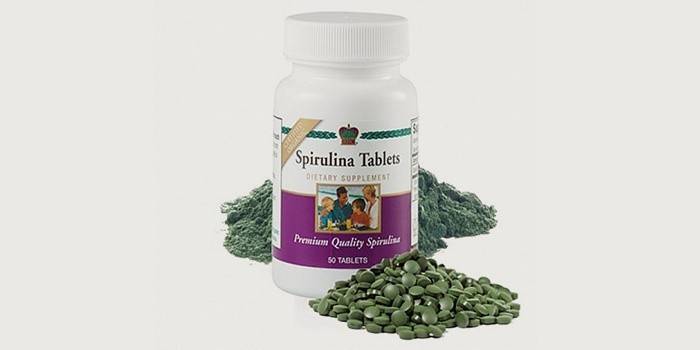 Comprimidos de Spirulina