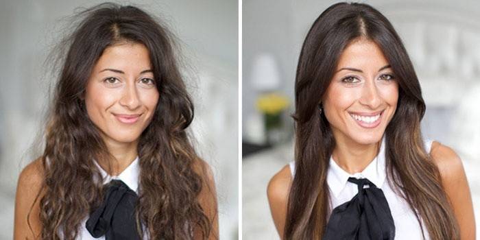 Risultato: capelli ben curati
