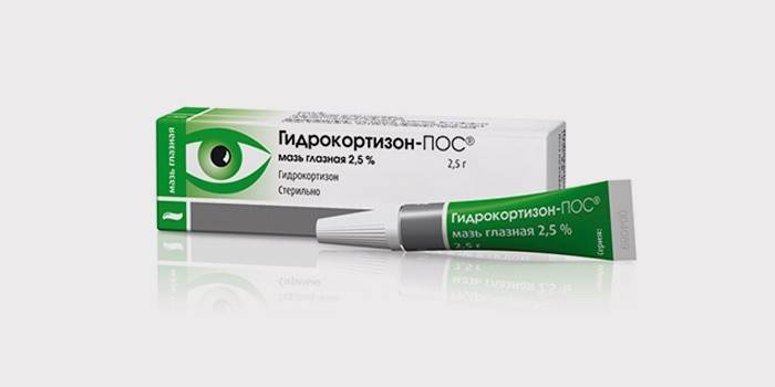 Hidrokortizono tepalas miežiams gydyti