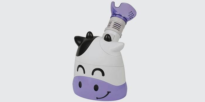Çocuklar için buharlı inhaler İnek
