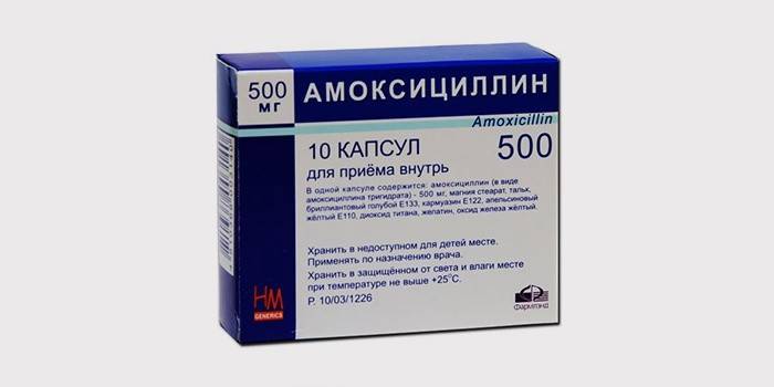 Antibiotic de amoxicilină pentru tratamentul otitei medii