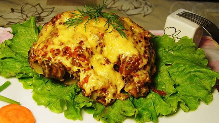 Filet de pollastre baix en calories amb formatge