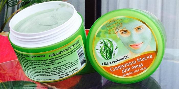 Máscara facial Spirulina
