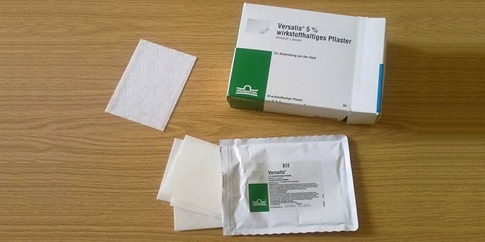 Versatis sāpju mazinošais plāksteris