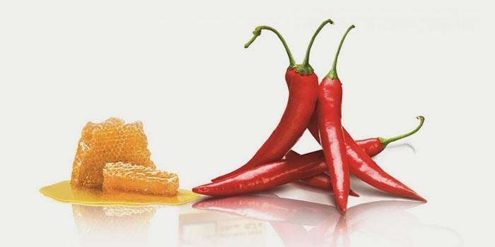 Miel et Poivrons Rouges