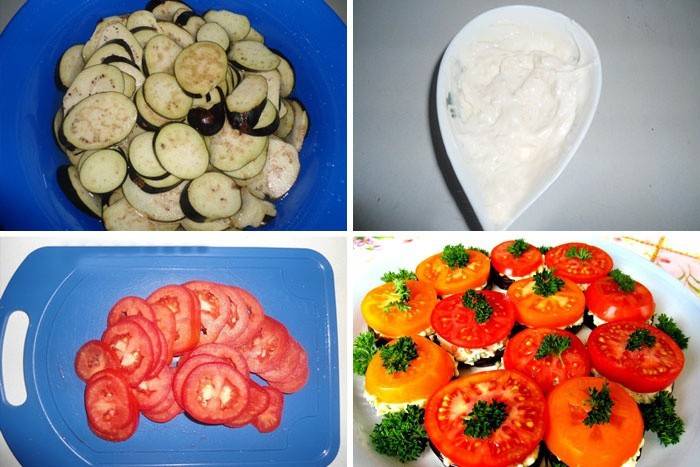 Recette classique d'aubergines à la tomate