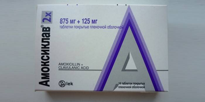 Antibiotikum til behandling af bronkitis - Amoxiclav