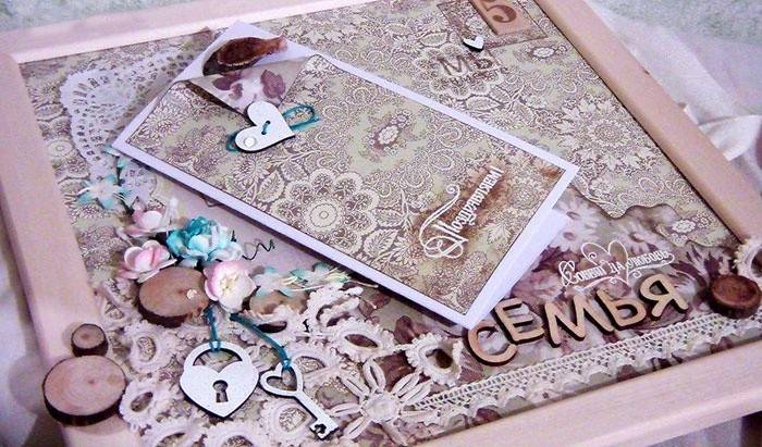Presente de casamento de aniversário