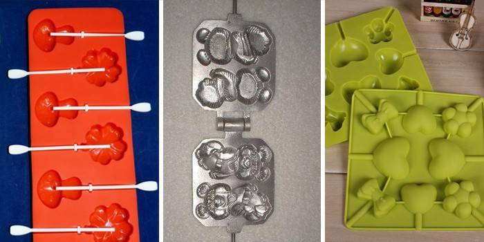 Moldes para pirulitos caseiros