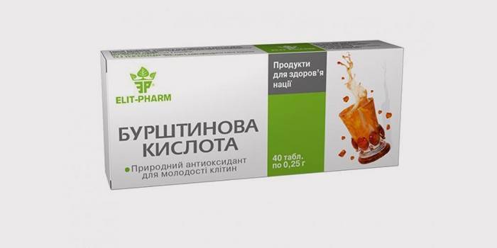 Kyselina jantárová na chudnutie