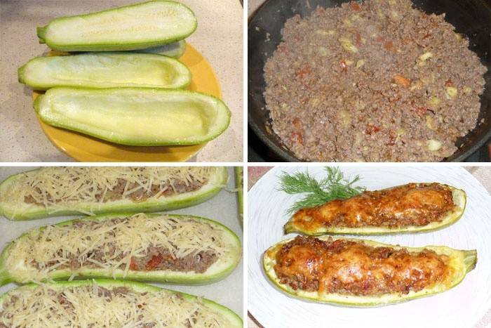 Utstoppet zucchini