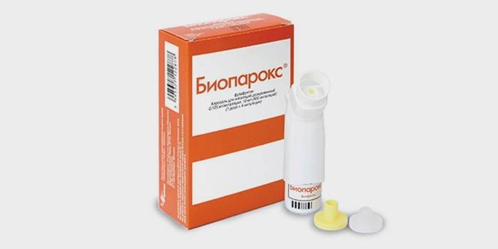 Vaistas Bioparox sinusito gydymui