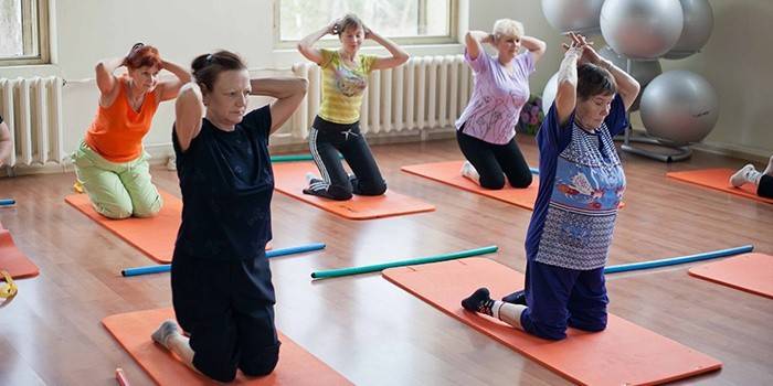 Ginnastica per il trattamento della nefroptosi