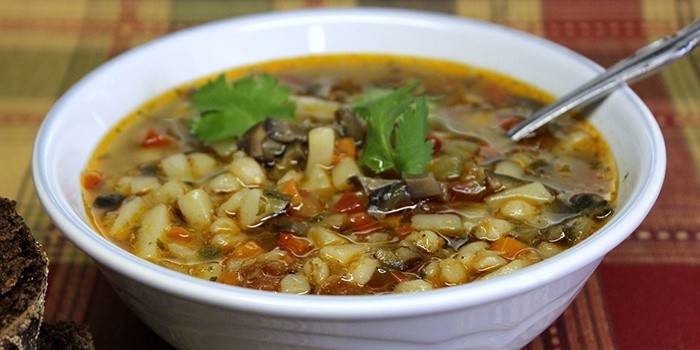 Sopa de cogumelos