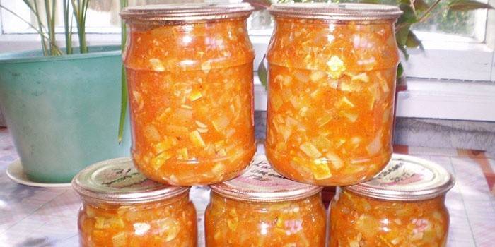 Vinter squash uten sterilisering