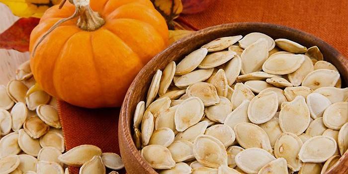 Semillas de calabaza de parásitos