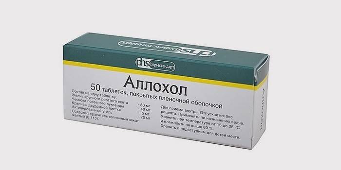 Alocol para la prevención de la enfermedad hepática.