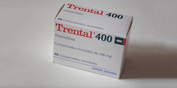 „Trental“ skirtas sutvirtinti kojų kraujagyslių sienas