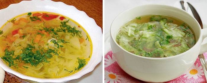 Kålsuppe til diæt