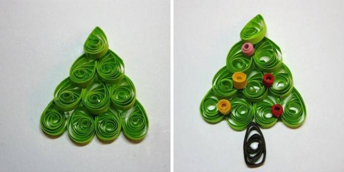 Arbre de Noël quilling