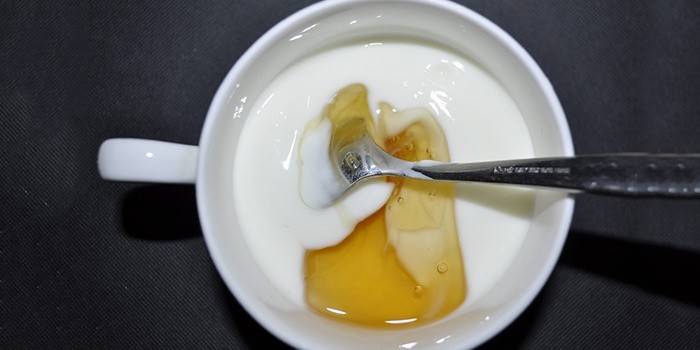 Con yogurt