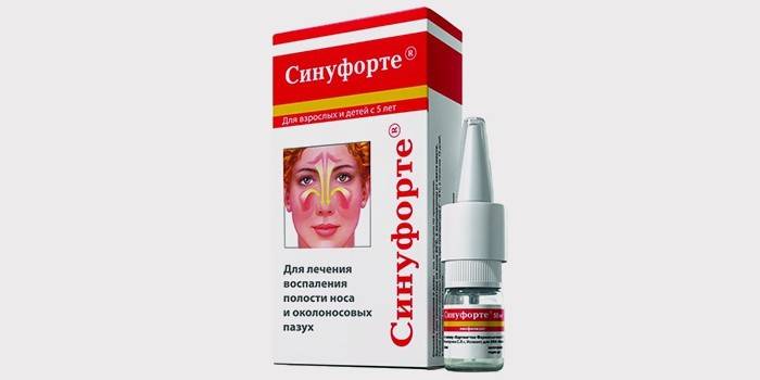 Gocce al naso con sinusite - Sinuforte