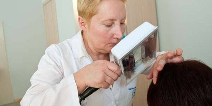 Tiếp tân tại Trichologist