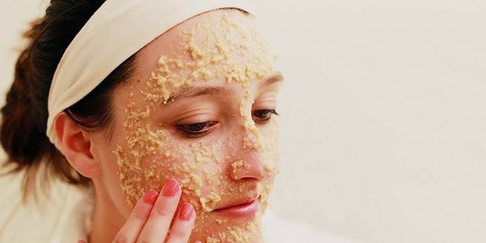 Maschera con albume d'uovo