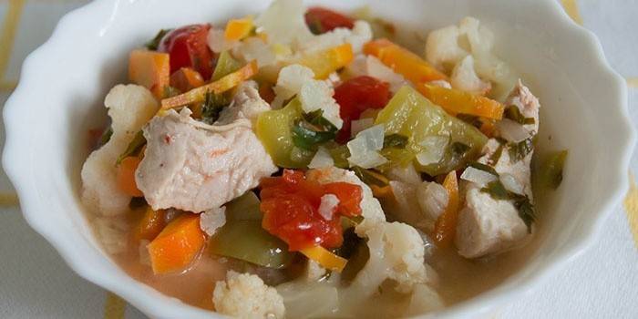 Csirke vagy pulykahús pörkölt recept