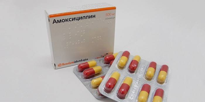 Capsule de amoxicilină