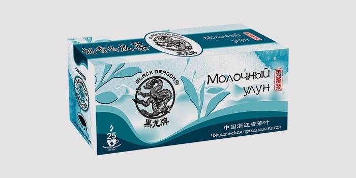 Thé Oolong au lait vert de Chine
