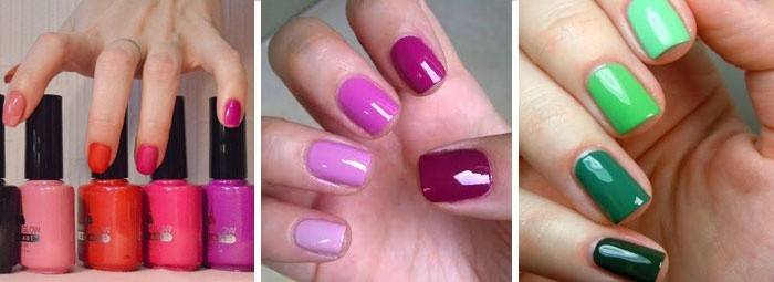 Transizione del colore sulle dita