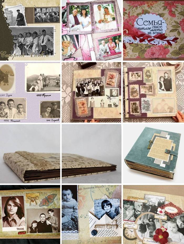 Fazendo álbuns de fotos para aniversários diferentes