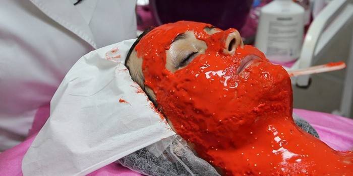 Alginat ansigtsmaske