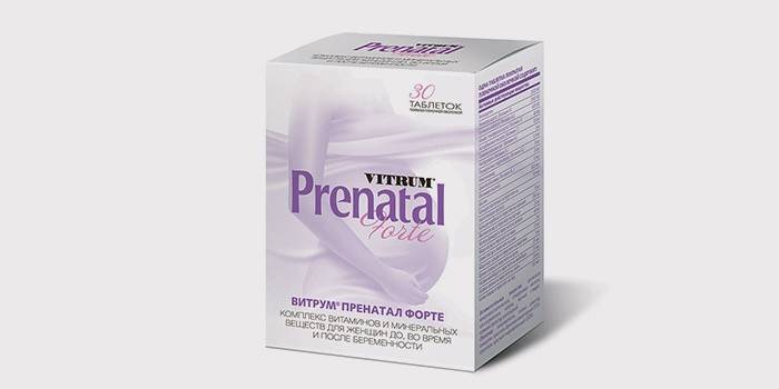 Vitrum trước khi sinh Forte cho phụ nữ mang thai