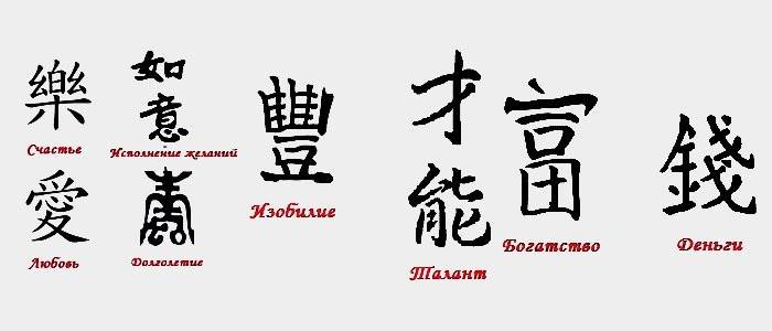 Значење хијероглифа за нокте по фенг схуи-у